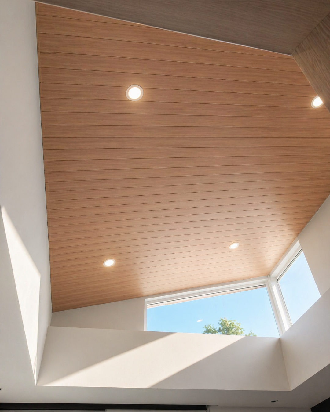 Minimalist Ceiling with Natural Light